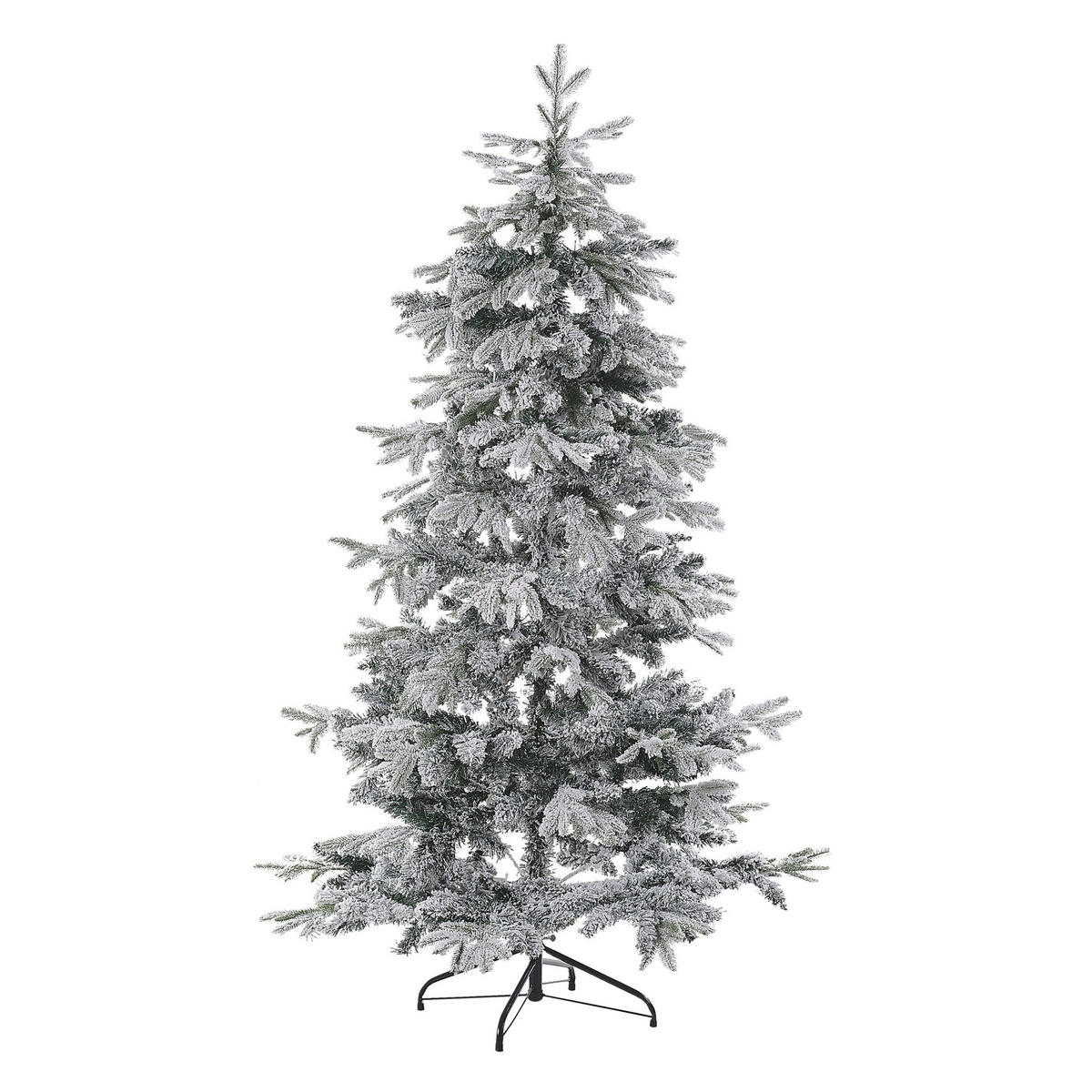 WEIHNACHTSBAUM 180 cm Weiß Tomichi - Weiß, Kunststoff (180cm) - Beliani