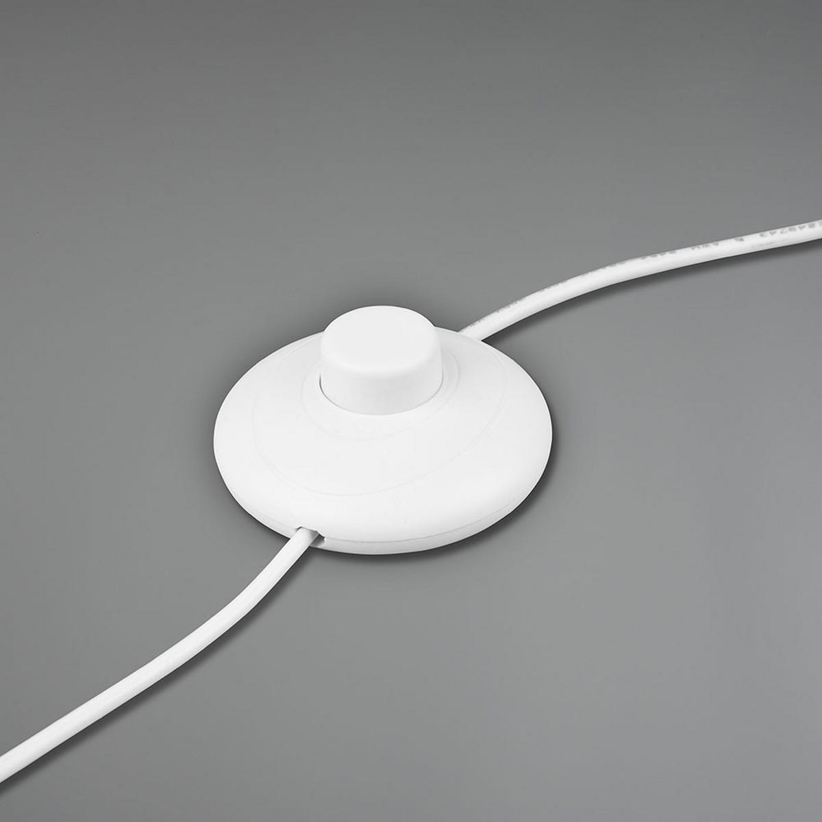 LED STEHLEUCHTE Metall Weiß matt - Weiß, Metall (24/32/118cm)