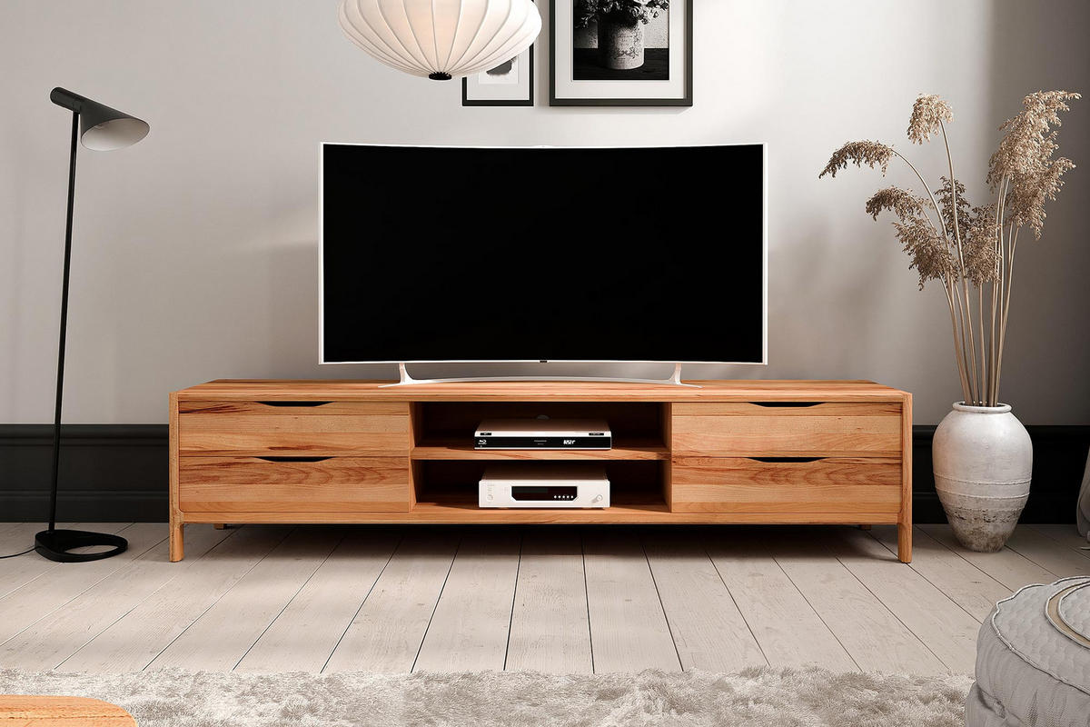 TV-SCHRANK PAUL Kernbuche - Kernbuche, Holz (200/48/50cm) - byoak