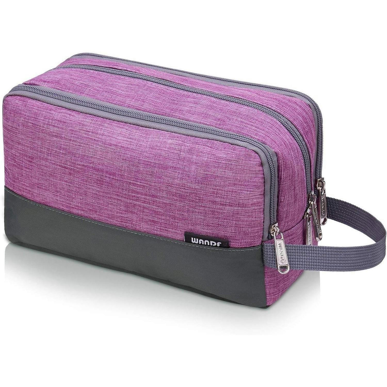 KULTURBEUTEL Lila 24 x 15 x 12 cm - Lila, Textil (5/2/5cm)