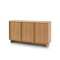 KOMMODE Kiyro - Braun, Holzwerkstoff (147/82/39cm) - Pillovely