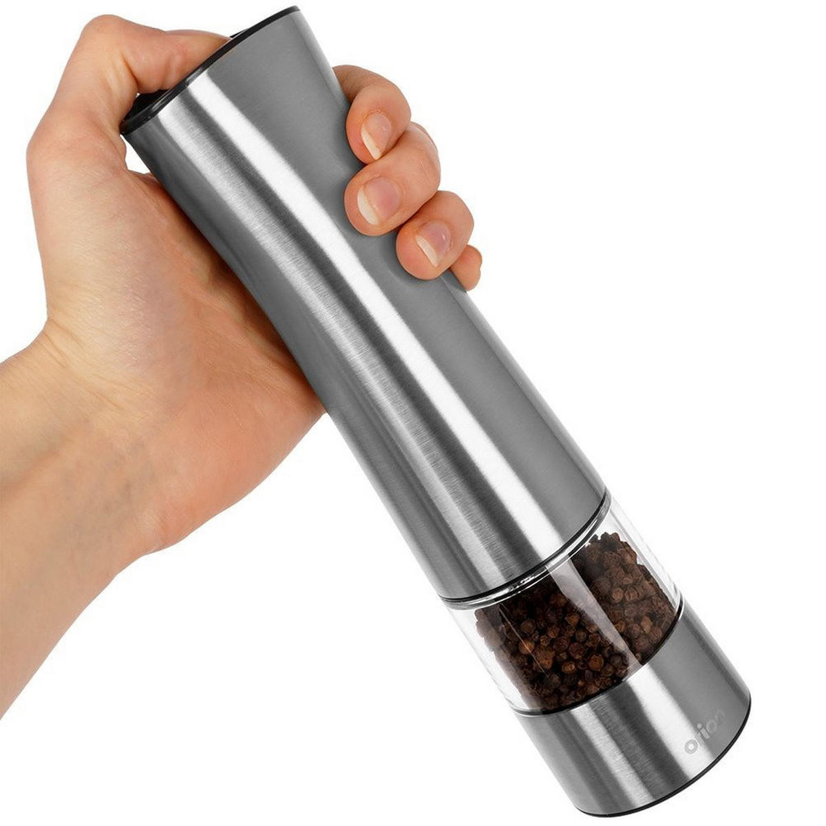 GEWÜRZMÜHLE Silber - Silberfarben, Metall (5.5/21.5/5.5cm) - Orion 
