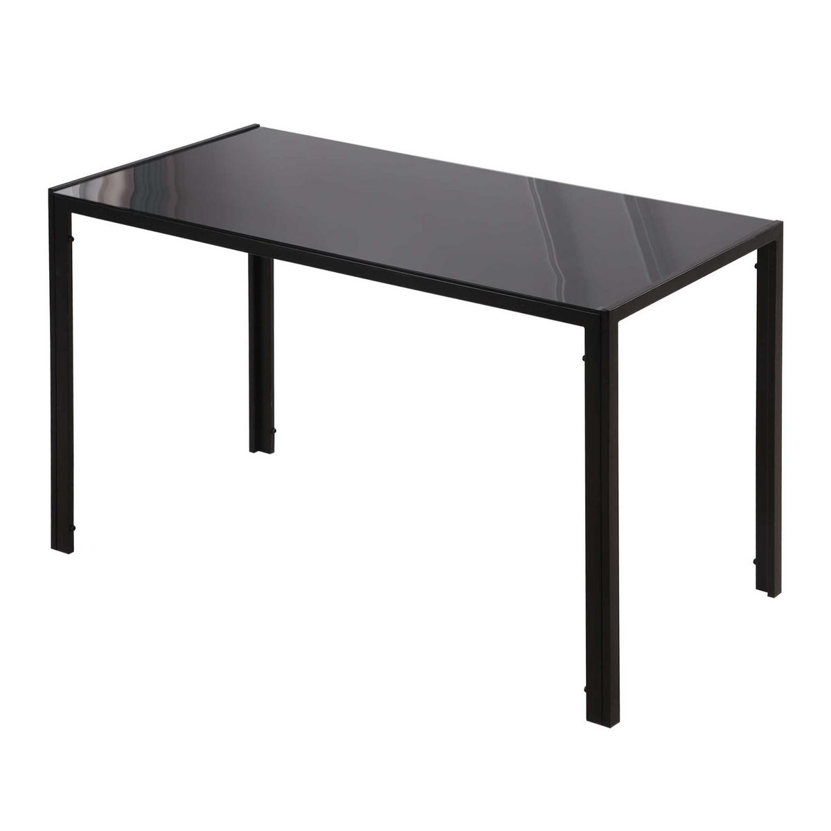 ESSTISCH Schwarz 1 Stück - Schwarz, Kunststoff (120/60/75cm) - GiPP