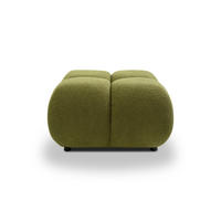 POLSTERHOCKER CORSO Modern Sitzhocker, Fußhocker Grün - Grün, Holzwerkstoff/Kunststoff (72/43.5/72cm) - MASSENO