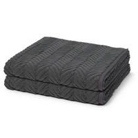 DUSCHTUCH Sensual Skin Zopf 2er-Set - Dunkelgrau, Textil (75/140cm) - Ross