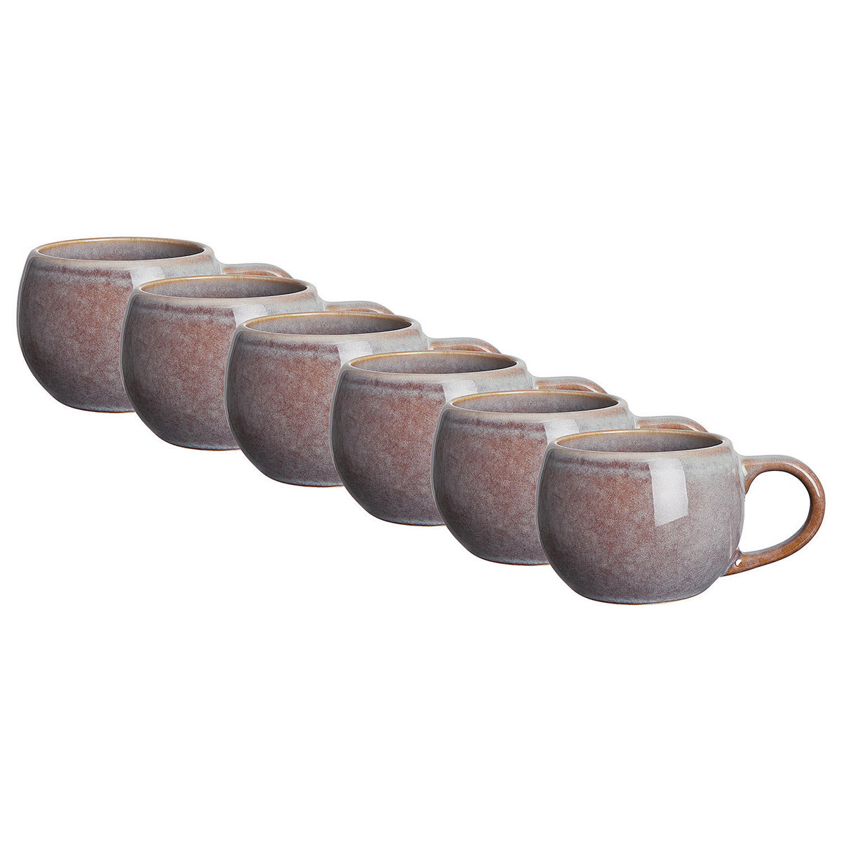 ESPRESSOTASSEN 6er-Set Cottage 180 ml - Hellgrau, Keramik (0.18L) - Butlers