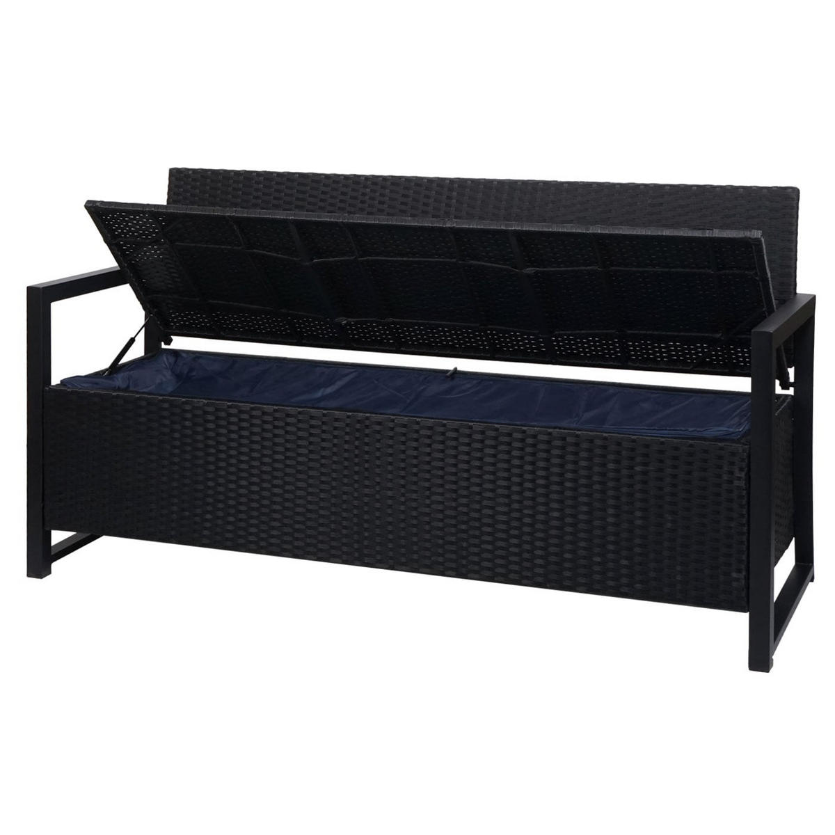 SITZBANK 3er 87x164x57cm Anthrazit/Grün - Anthrazit, Metall (164/87/57cm) - PROREGAL