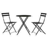TISCH, Sam, Tisch Schwarz, Stahl, 42 x 46 x 80 cm - Schwarz, Metall - ebuy24