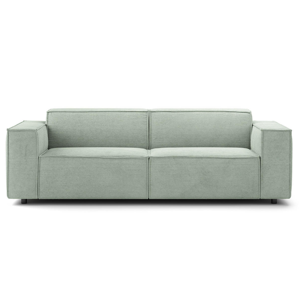2,5-SITZER SOFA - Mintgrün, Textil (223/70/96cm) - home24