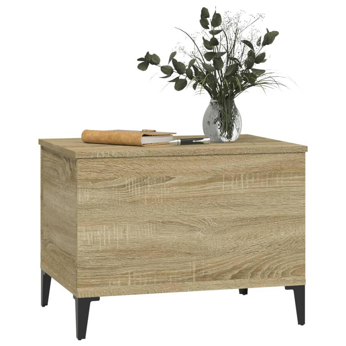COUCHTISCH Sonoma-Eiche 60x44,5x45 cm Holzwerkstoff - Braun, Holzwerkstoff (60/44.5/45cm) - furnicato