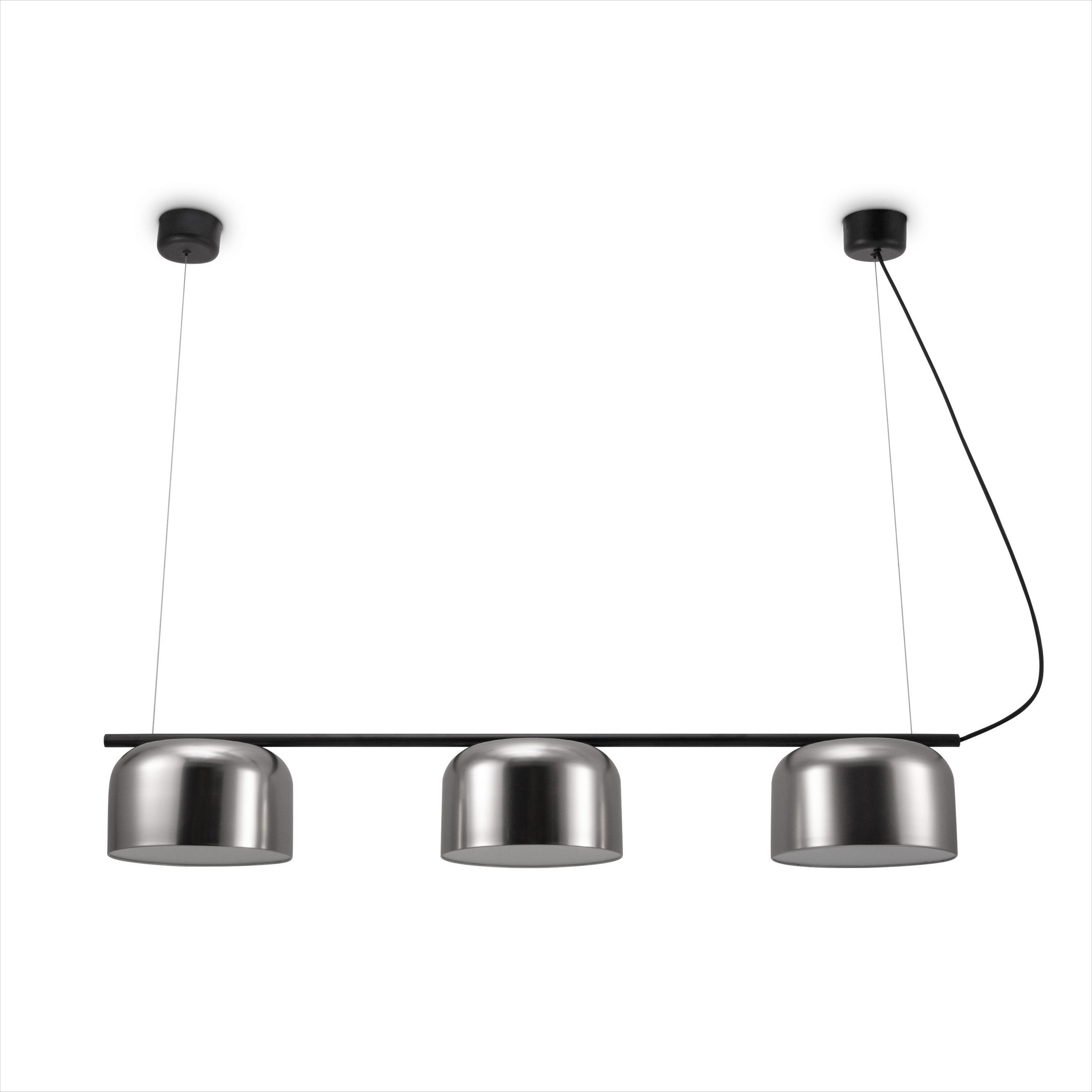 PENDELLEUCHTE Bowl - Schwarz, Metall (121/25/17.9cm) - Paco Home