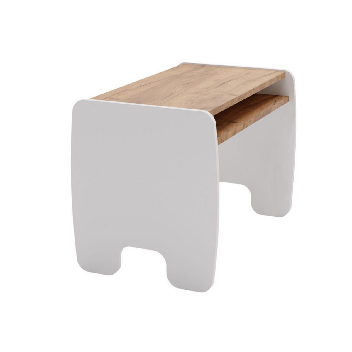 KINDERSITZGRUPPE Miki - Weiß, Holzwerkstoff (70/55/40cm) - RAUMHIRSCH FURNITURE