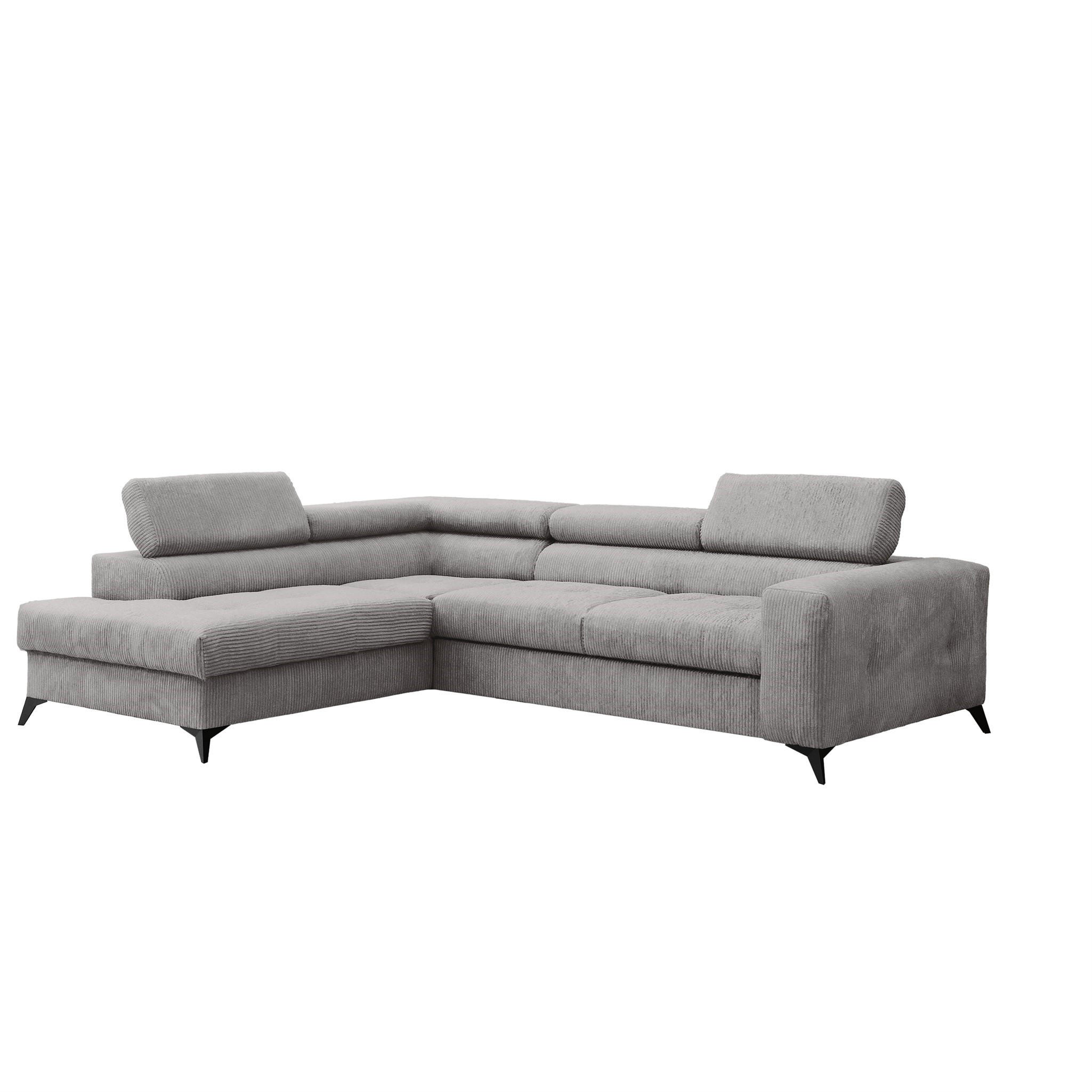 Fun Möbel Ecksofa Grau 271x202 cm
