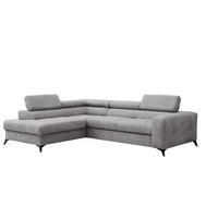 ECKSOFA Schlafsofa Amadeo In Anafi - Grau, Holzwerkstoff/Textil (271/202cm) - Fun Möbel