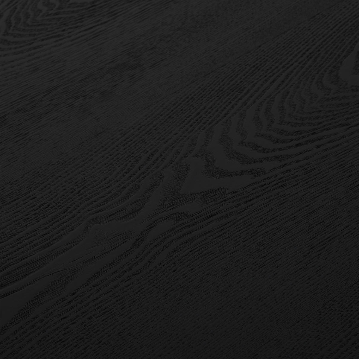 ESSTISCH 90/160/76 Schwarz oval - Schwarz, Holz (90/160/76cm) - Furnhouse