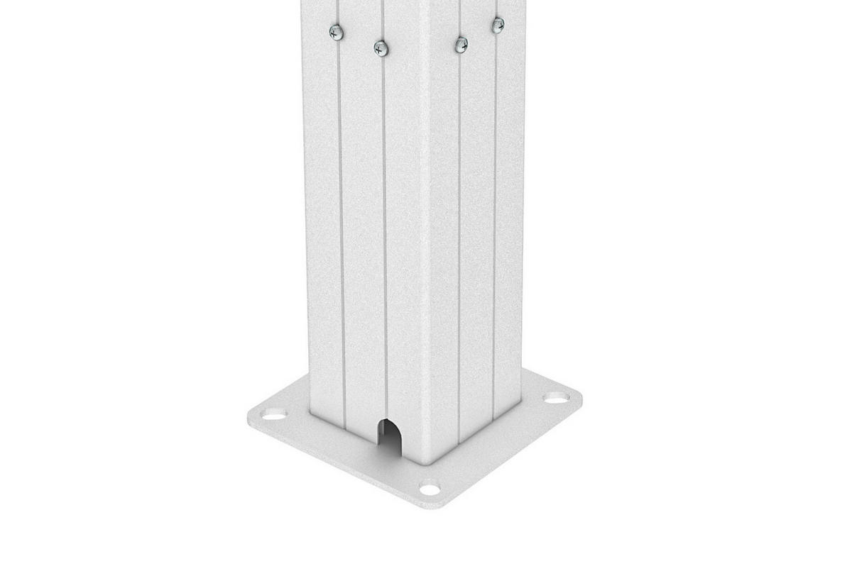 PERGOLA BIOKLIMATISCHE SELBSTTRAGENDE Santa Weiß 3m x 3m - Weiß, Metall (305/220/305cm) - Cazeboo