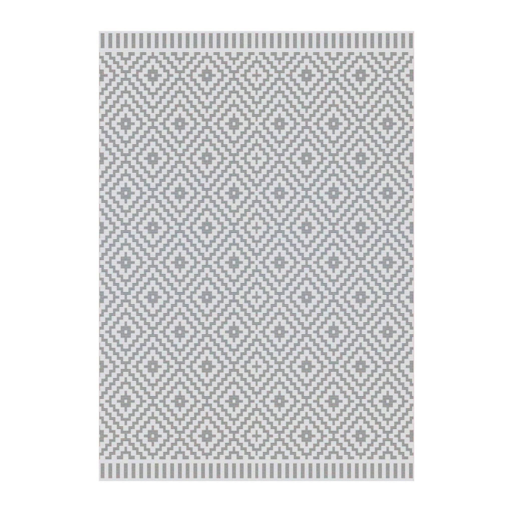 TEPPICH für Innen- und Außenbereiche grau - Grau, Textil (200/290cm) - AFK Living