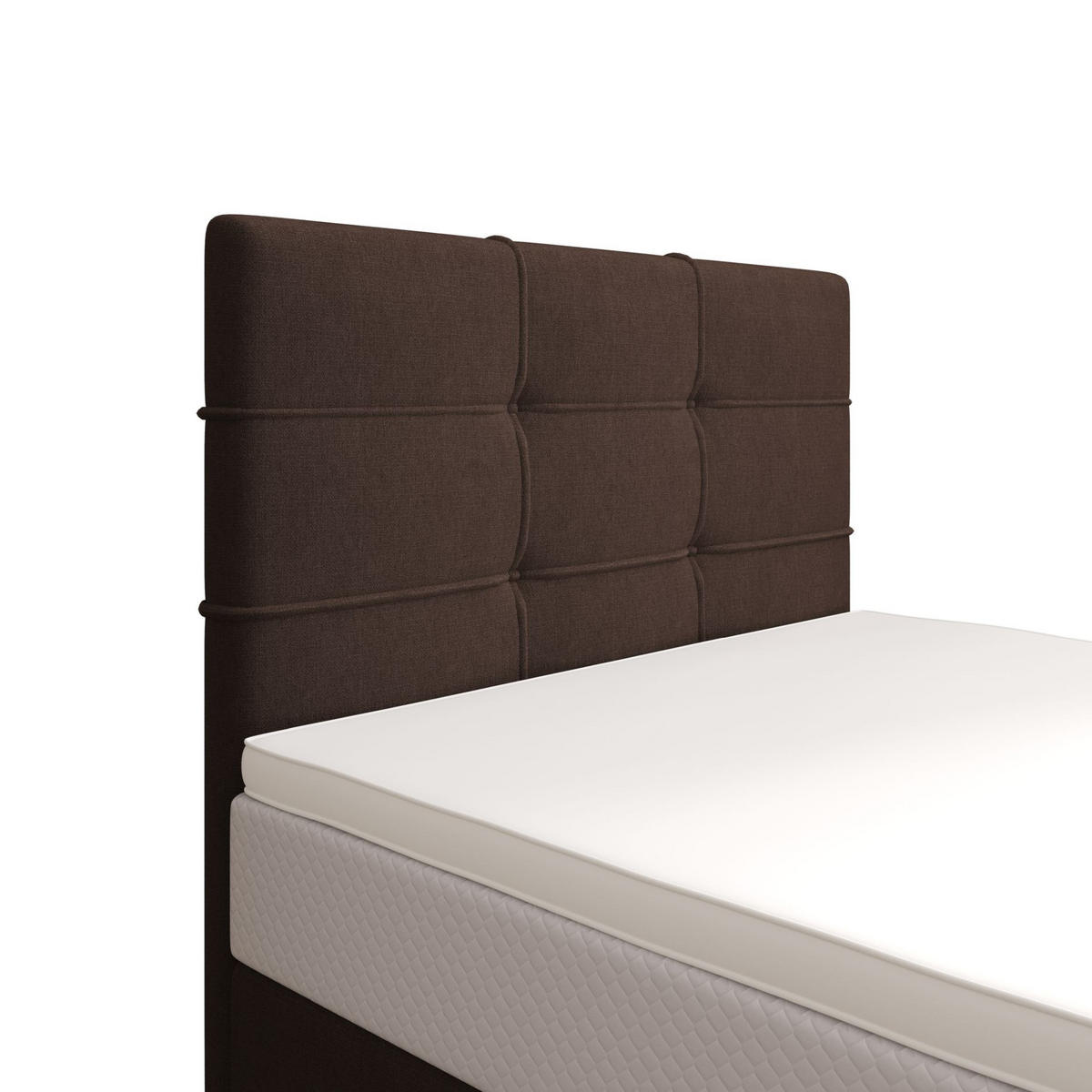 BOXBETT DUO 2 90x200 Cosmic 800, mit Matratze H3, Bonell und Topper, Dunkelbraun - Dunkelbraun, Holz/Kunststoff (90/200cm) - Bedante