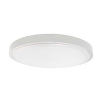 LED DECKENLEUCHTE rund Weiß - Weiß, Kunststoff (25/25/6.3cm)