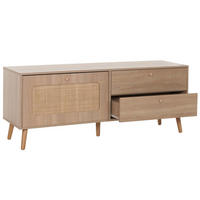 TV-RACK Eiche hell - Eiche Artisan, Holz (140/56/41cm) - MCW