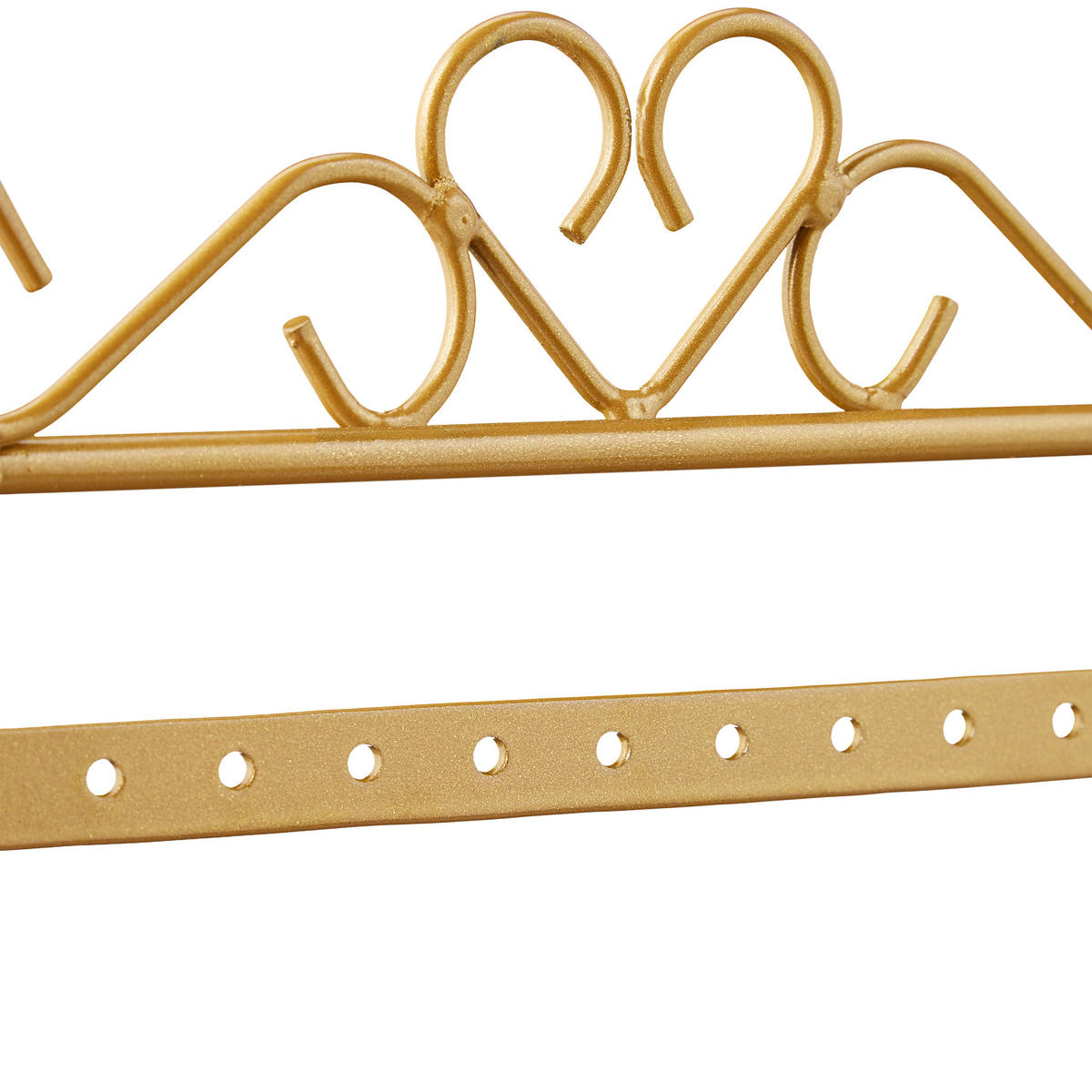OHRRINGHALTER Metall - Goldfarben, Metall (16.5/30.5/6.5cm) - Relaxdays