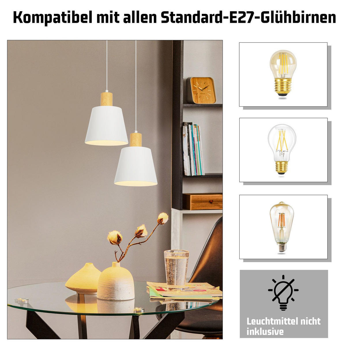 HÄNGELEUCHTE Marstellar 8/8/149 cm - Weiß, Metall (8/8/149cm) - Nettlife