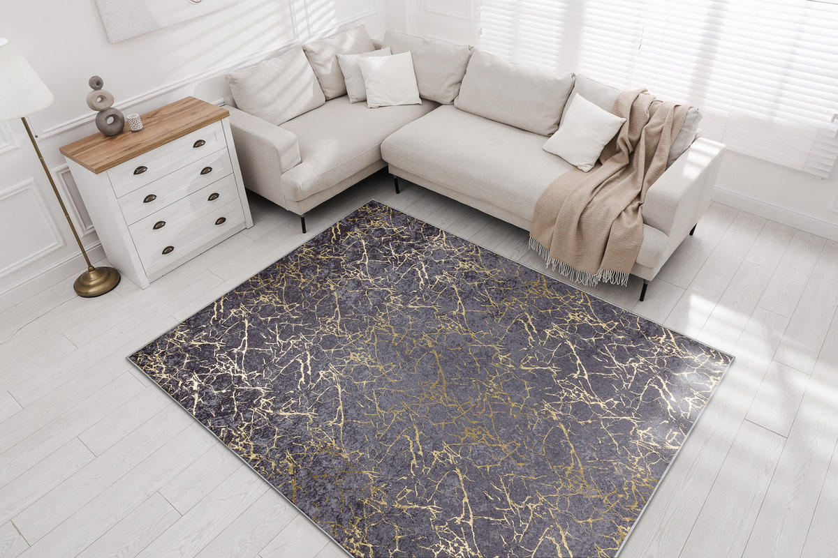 TEPPICH Miro 160/220 cm - Grau, Textil (160/220cm) - rugsX