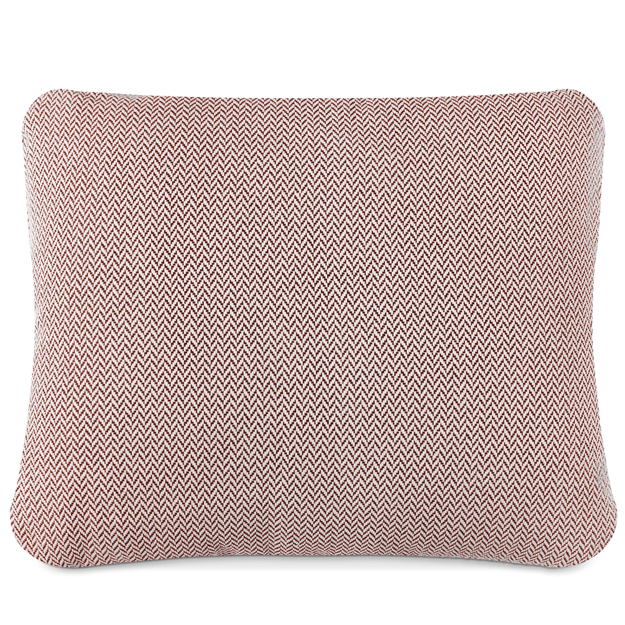 GARTENKISSEN RAMBE Dekokissen mit Füllung, 40x35 cm, Outdoorgeeignet, Rot - Rot/Weiß, Textil (40/35cm) - KONSIMO®