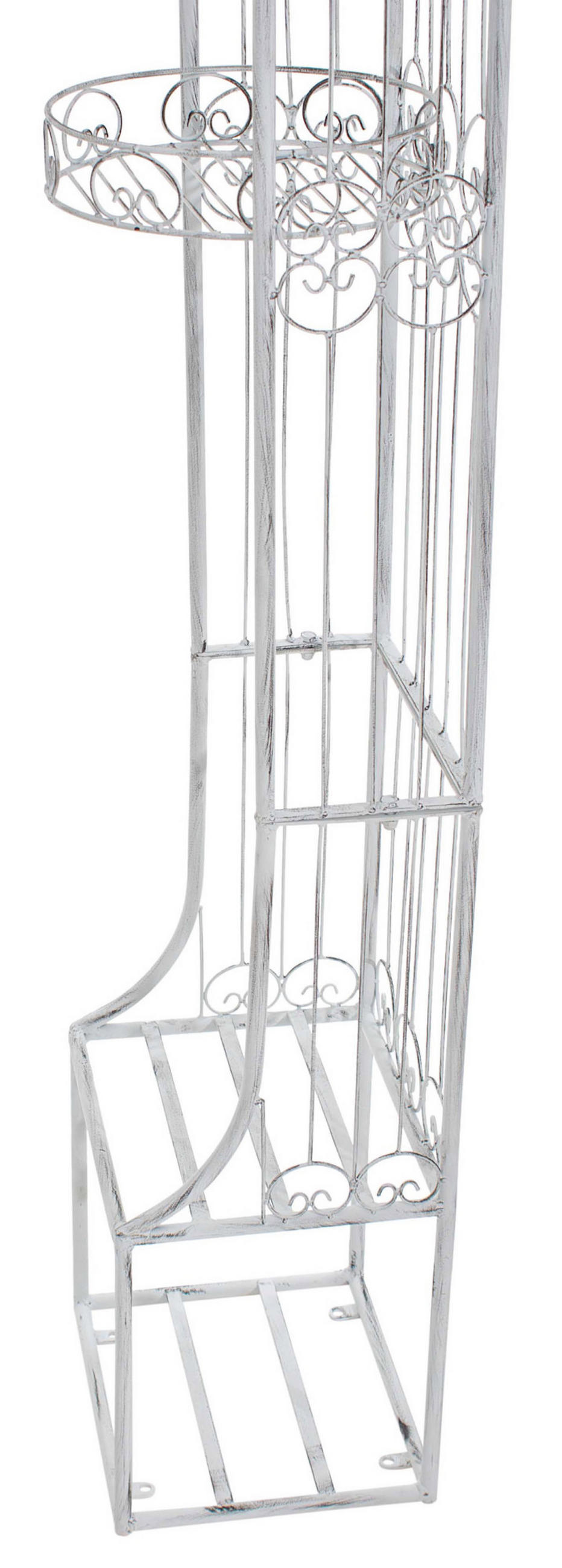 ROSENBOGEN Alesy antik weiß - Weiß, Metall (163/239.5/34cm) - TPFGarden