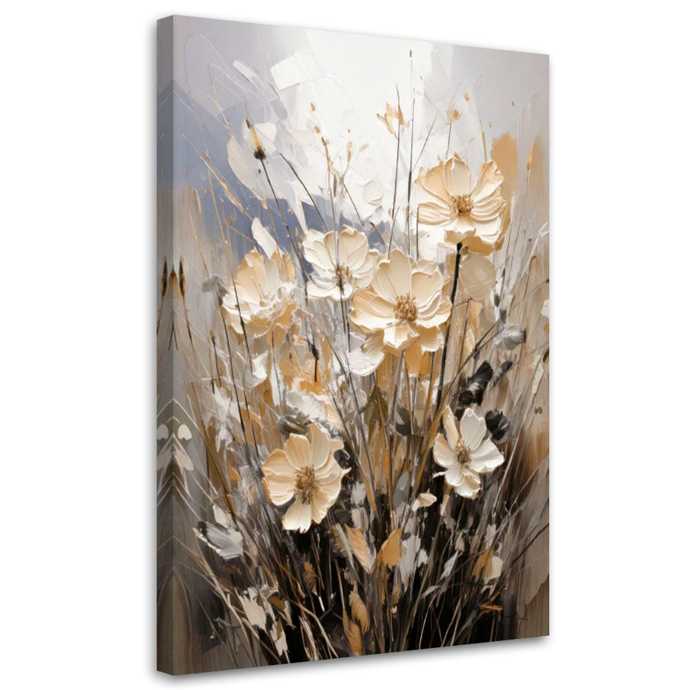 Feeby Leinwandbild Beige 80x120 cm