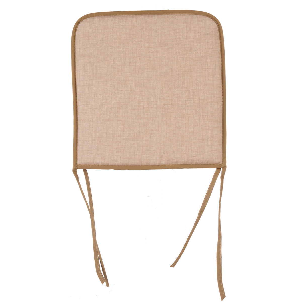 STUHLKISSEN mit Schleifen 38/38 cm - Beige, Kunststoff (38cm) - Giftdecor