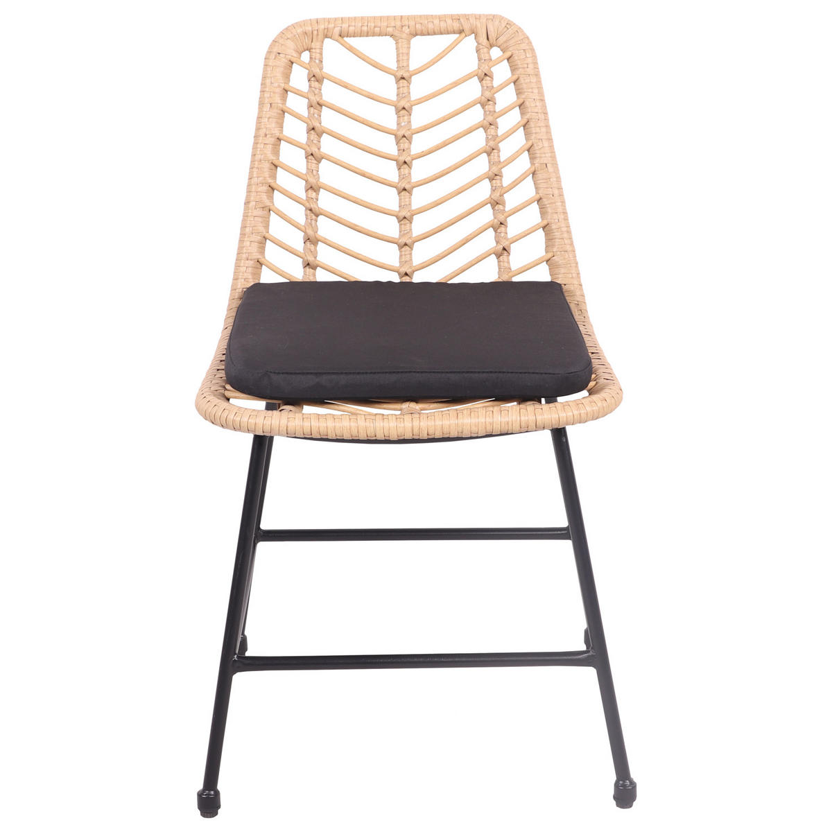 STÜHLE Oka Braun 2er-Set - Braun, Kunststoff (45.5/77.5/62cm) - Happy Garden