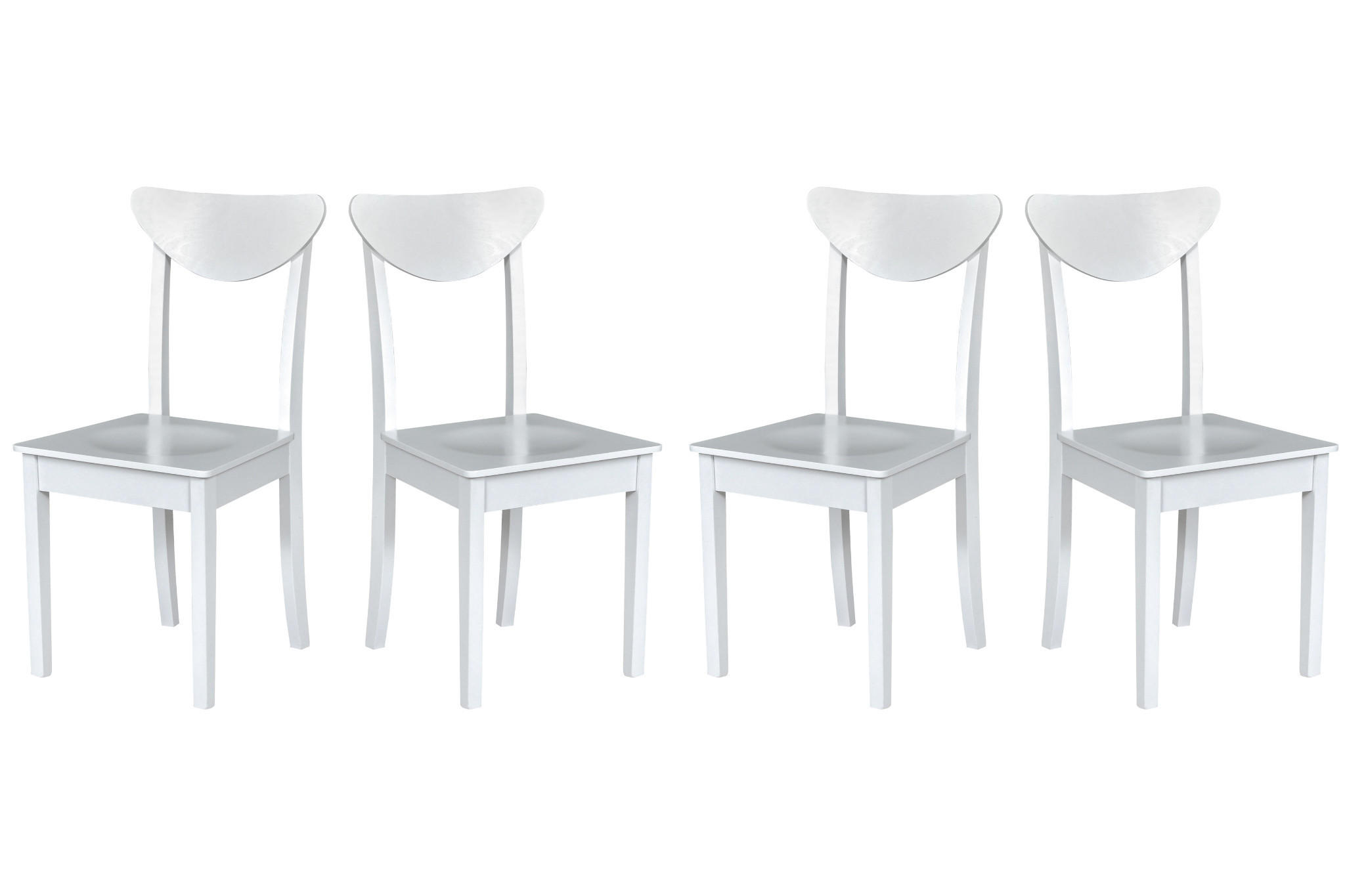 Leaf Design Esszimmerstuhl Weiß 43x86x40 cm