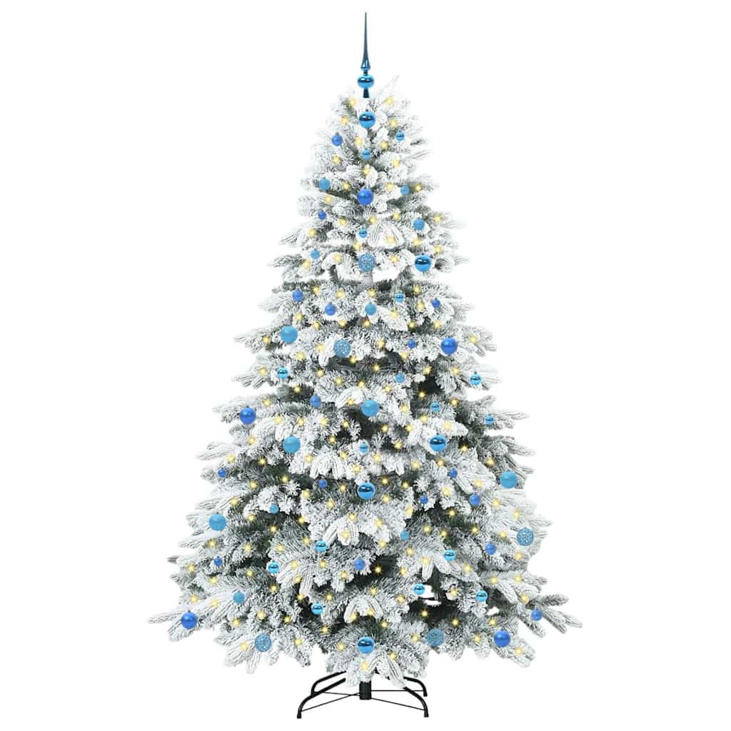 vidaXL Weihnachtsbaum Weiß 210 cm