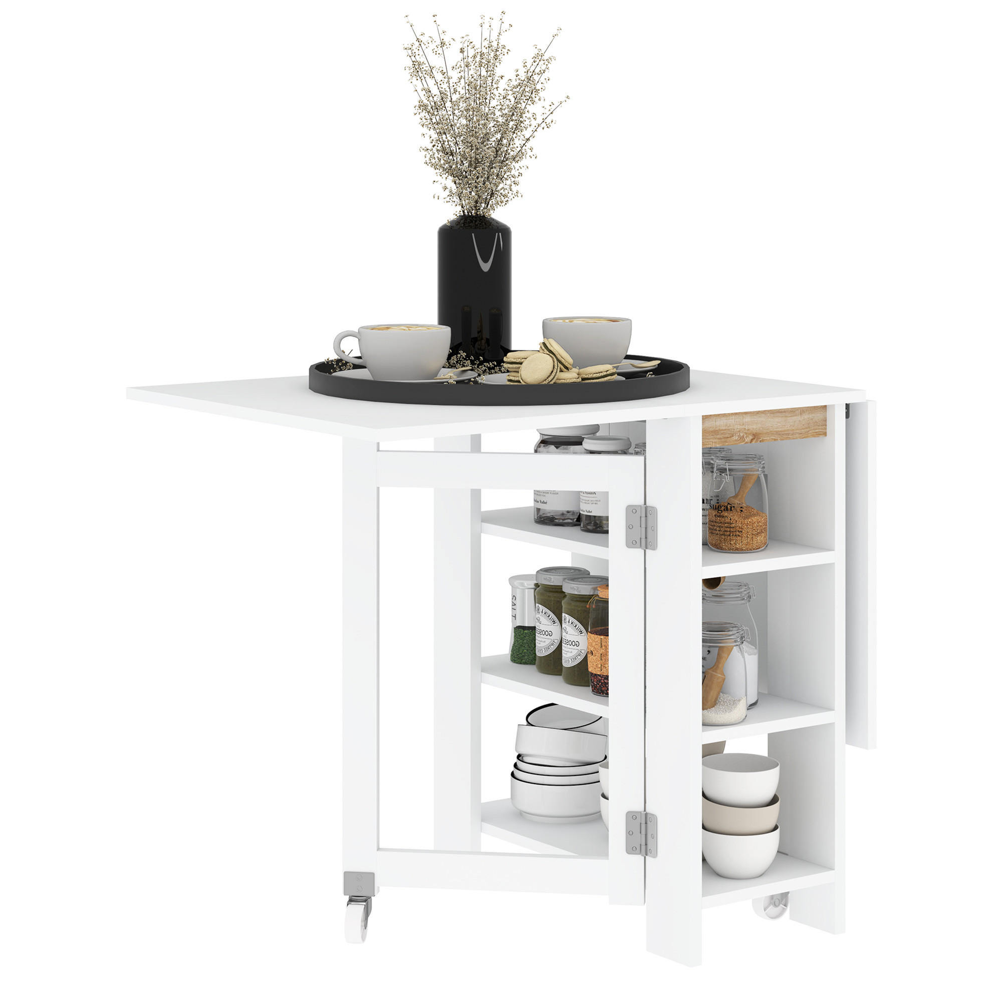 ESSTISCH Weiß 1 Stück - Weiß, Kunststoff (120/60/75cm) - GiPP