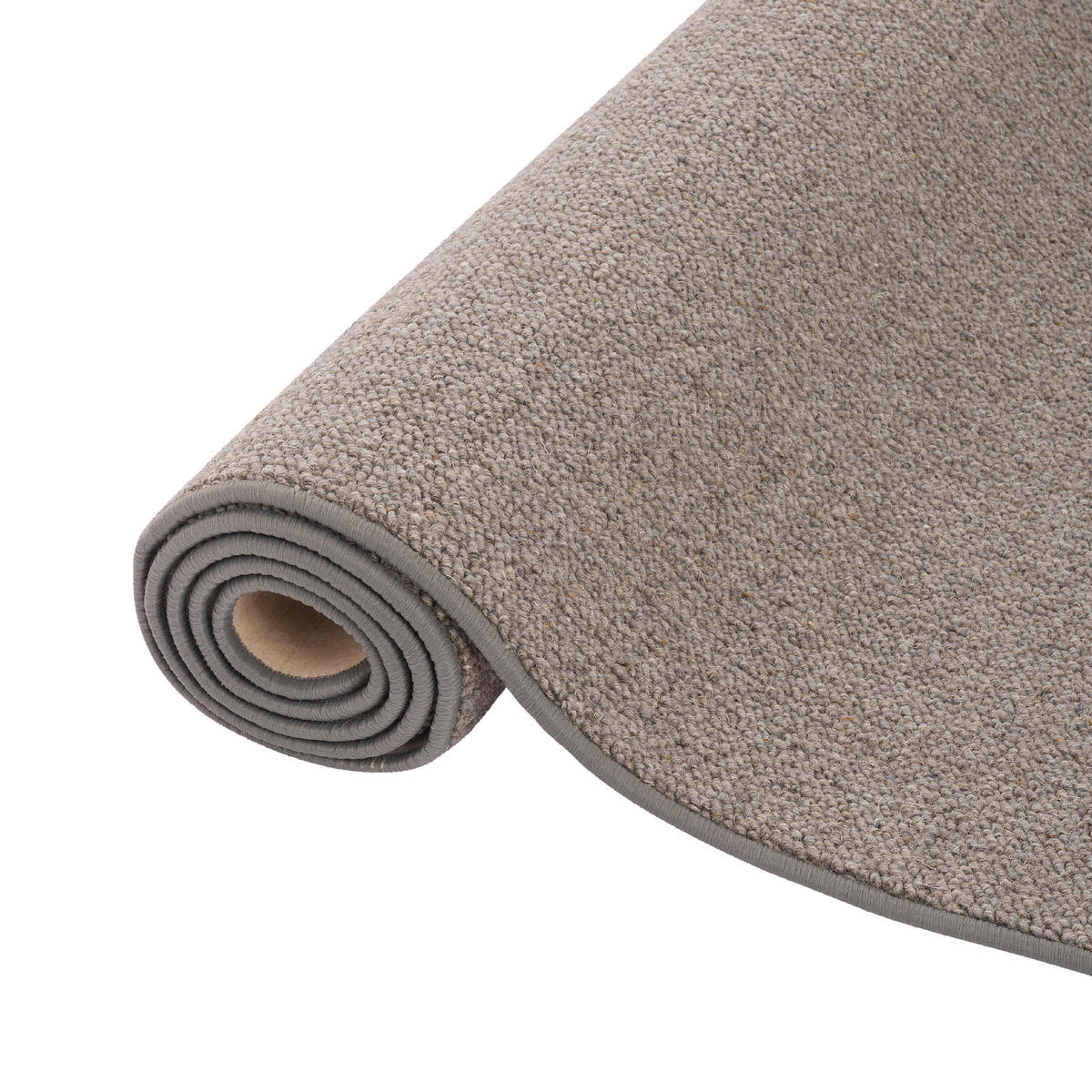 NATUR TEPPICH WOLLE BERBER - Anthrazit, Textil (100/300cm) - Snapstyle