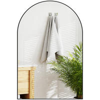 WANDSPIEGEL Schwarz 60/3/90 cm - Schwarz, Glas (60/90/3cm) - PANGIVO