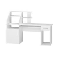 SCHREIBTISCH Edwin Weiß 166 x 50.5 cm - Weiß, Holzwerkstoff (50.5/166/117cm) - Vicco