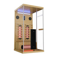 INFRAROTKABINE Göteborg mit Vollspektrumstrahlern - Naturfarben, Holz (90/190/90cm) - Artsauna