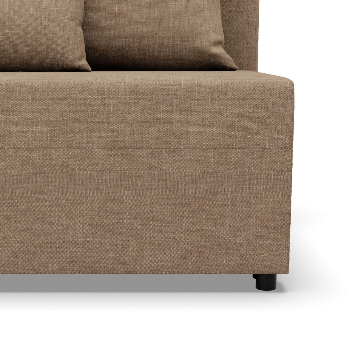 ECKSOFA MIT SCHLAFFUNKTION FERMO BONELL Beige - Beige, Textil (137/201cm) - Mebligo