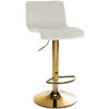 BARHOCKER Samt Creme - Creme, Textil (39/83/36cm) - CLP