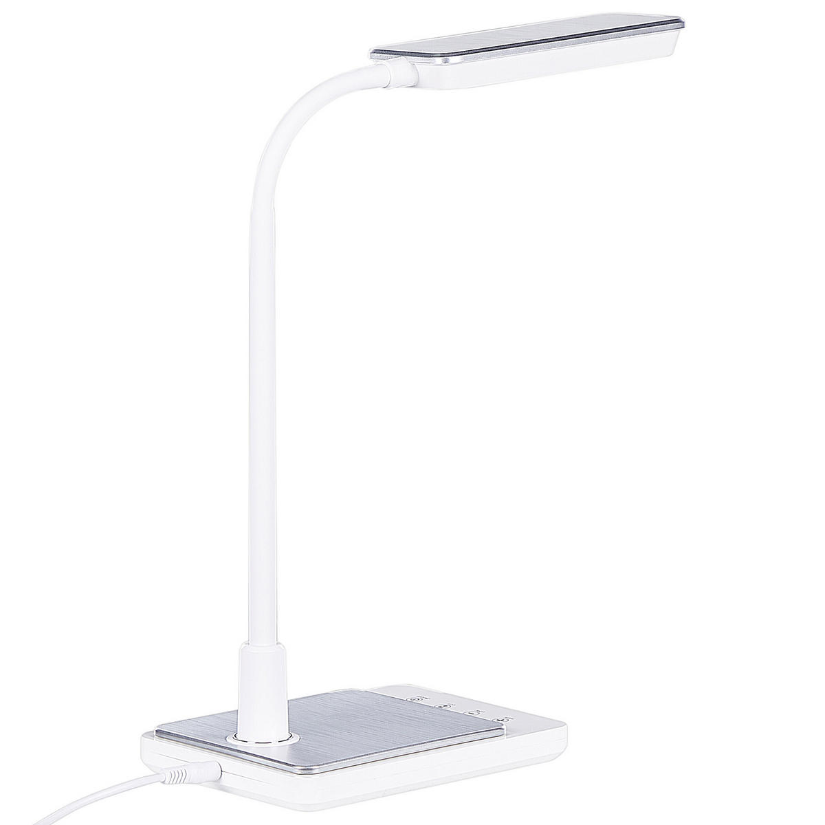 SCHREIBTISCHLAMPE Centaurus 14/19/38 cm - Weiß, Kunststoff (14/19/38cm) - Beliani