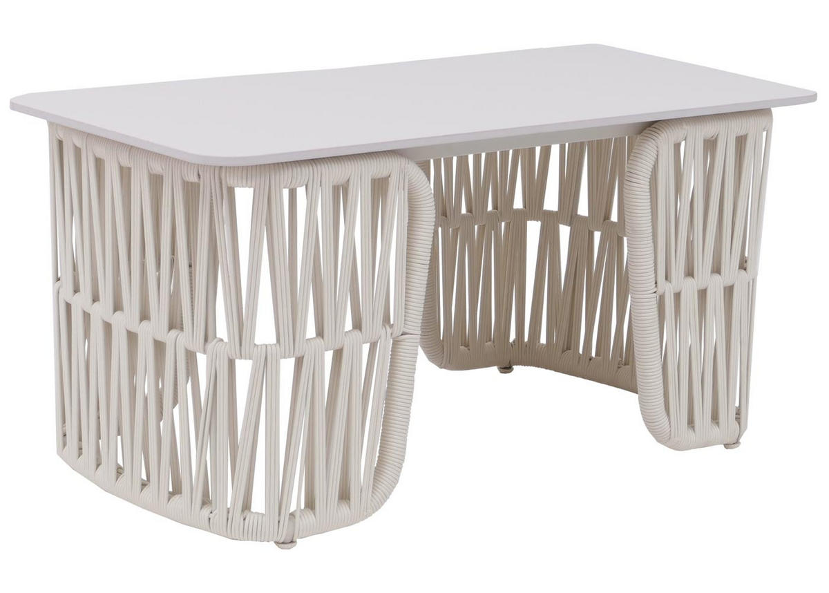 GARTENGARNITUR Lounge-Set Creme - Creme, Metall - PROREGAL