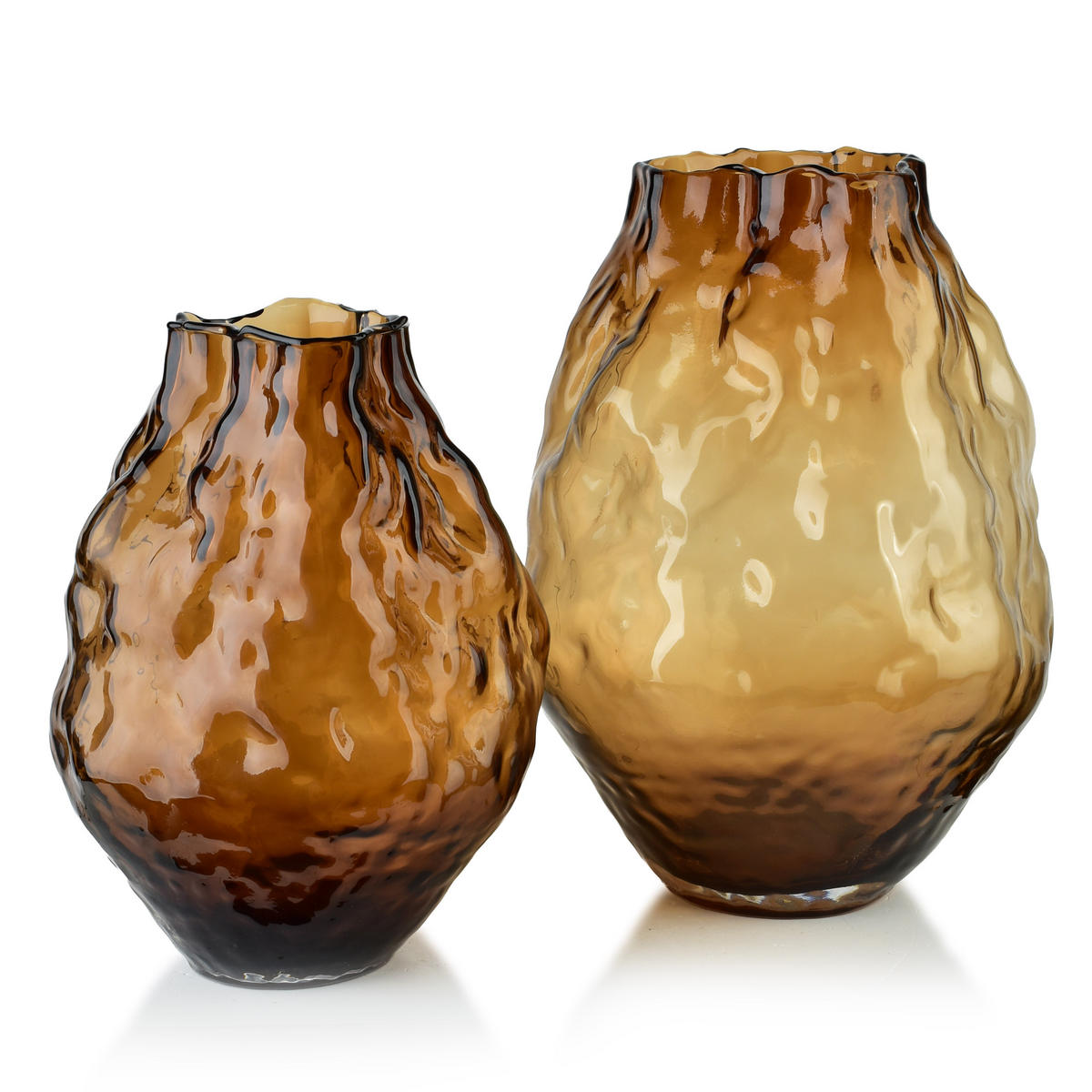 VÁZA Serenite, sklo, 19x26cm - průhledná, sklo (28cm) - Mondex