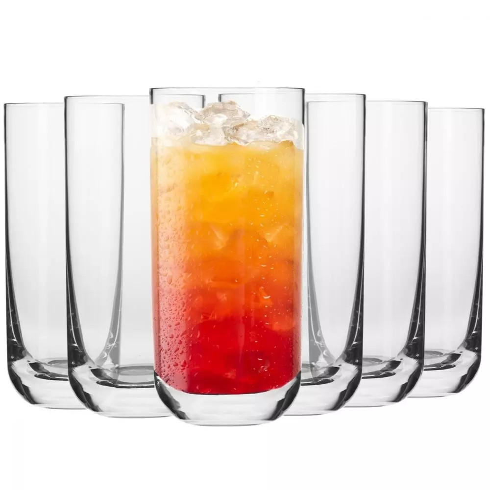 LONGDRINKGLÄSER, 6er-Set, 360 ml - Transparent, Glas (0.36L) - Krosno Glass