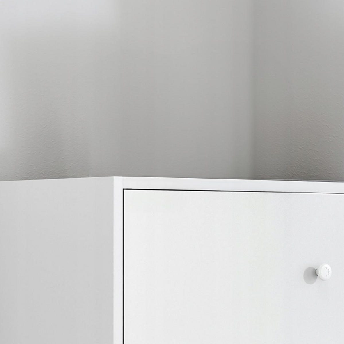 KOMMODE weiß 30/40/102 cm - Weiß, Holz (40/102/30cm) - Rebiko