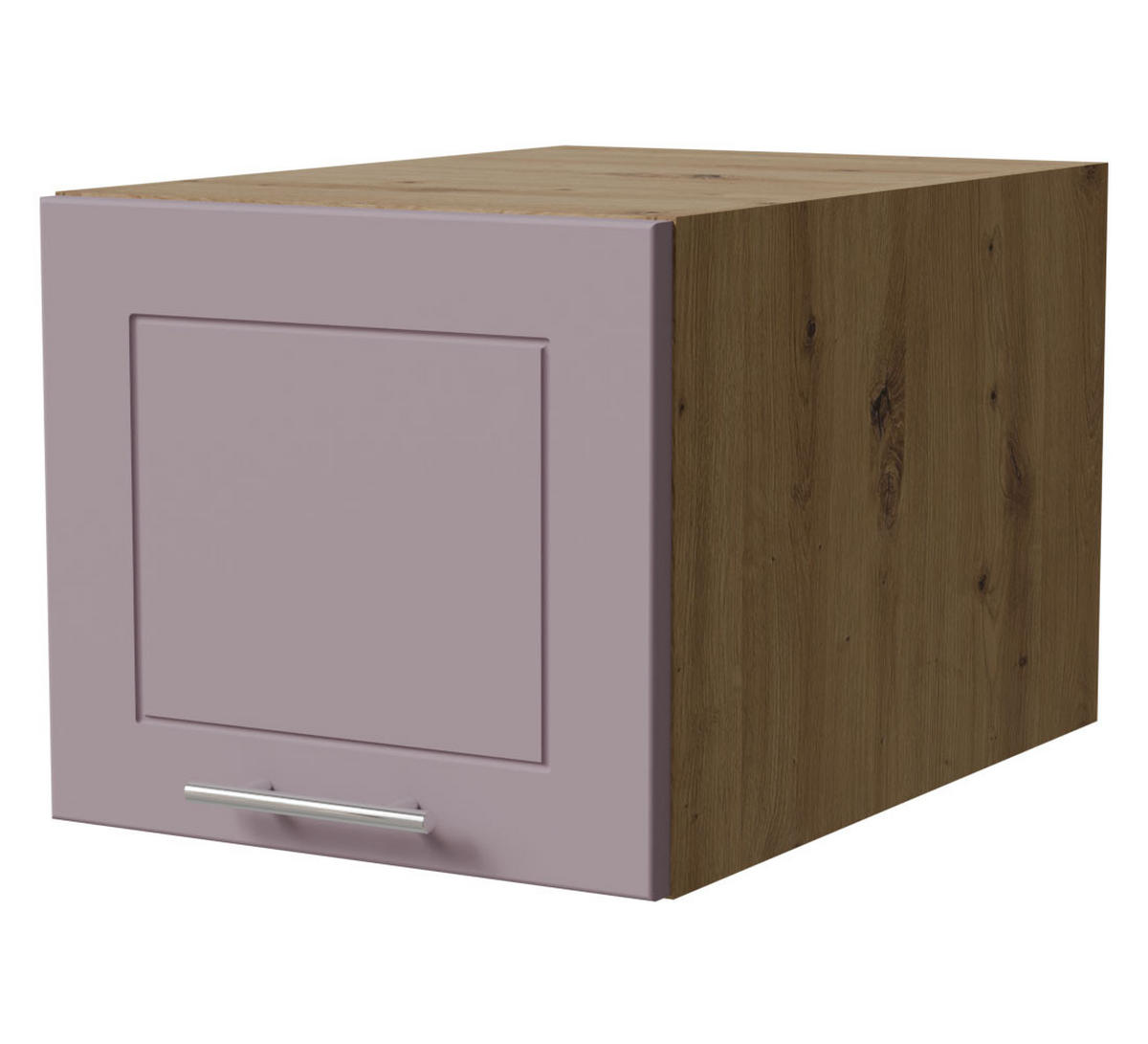 AUFSATZSCHRANK Bari W6B/40 Eiche Artisan / RAL 4009 pastellviolett 40 / 59 / 36cm - Violett/Eiche Artisan, Holz/Holzwerkstoff (40/36/59cm) - Feldmann-Wohnen