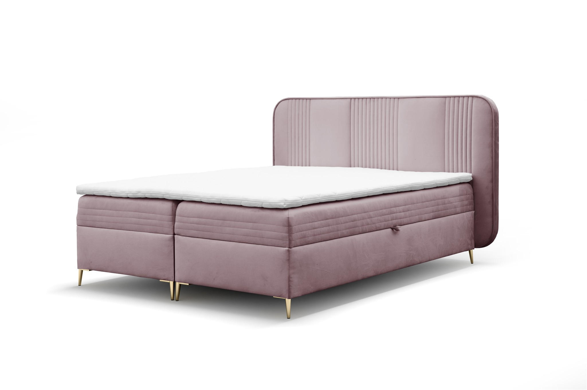 BOXBETT Alize - Altrosa, Holzwerkstoff/Textil (140/200cm) - Fun Möbel