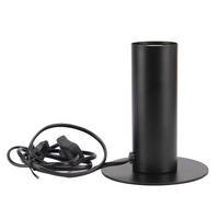 TISCHLEUCHTE Naughton - Schwarz, Metall (13/13/15cm) - Nettlife