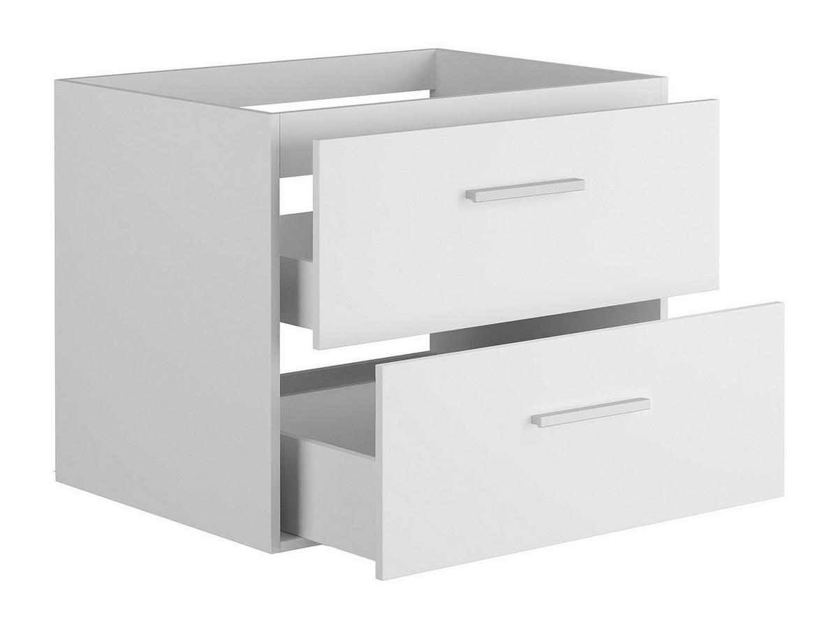 WASCHBECKENUNTERSCHRANK - 60 cm x 45 cm - holz - weiß Kayla - Weiß, Holz (60/47/45cm) - Vente-Unique